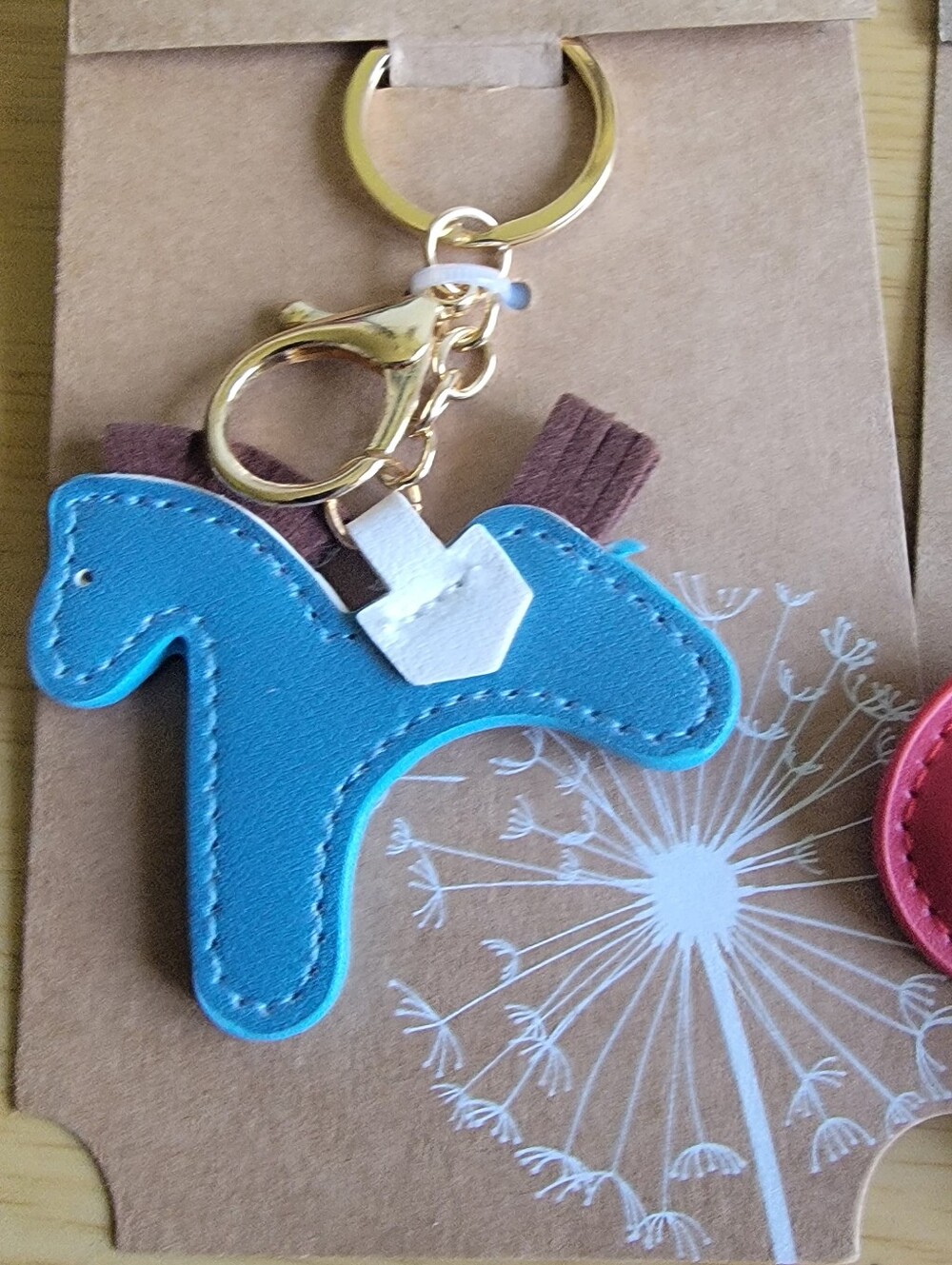 CBOCS Keychain Bundle with Blue Horse, Cherries , and Smiley Face - Picture 2 of 6